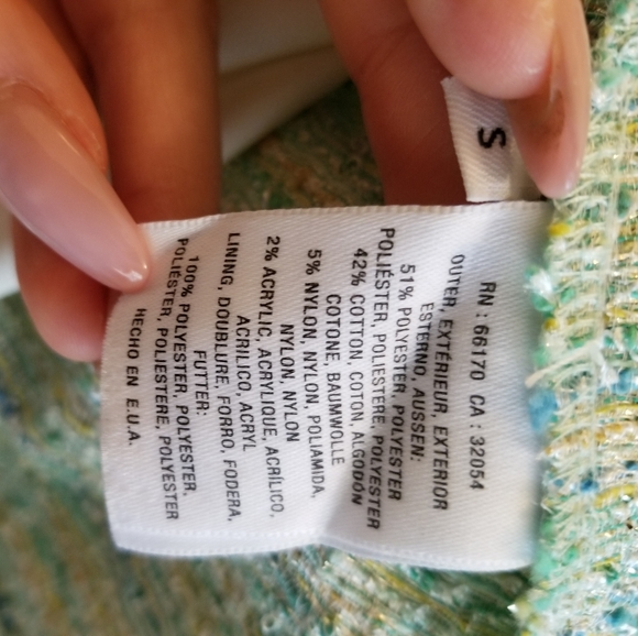 Anthropologie Spring Shimmer Boucle Pleated Dress - Picture 7 of 7